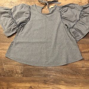 Altar’d State Boho Bell Ruffled Sleeve Top